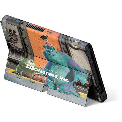 Disney Monsters Inc. Movie Poster Nintendo Switch OLED (2021) Skin